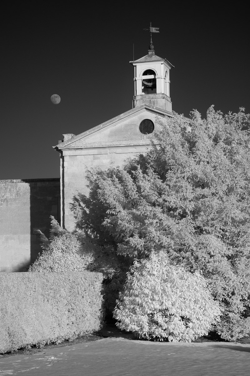Church with moon